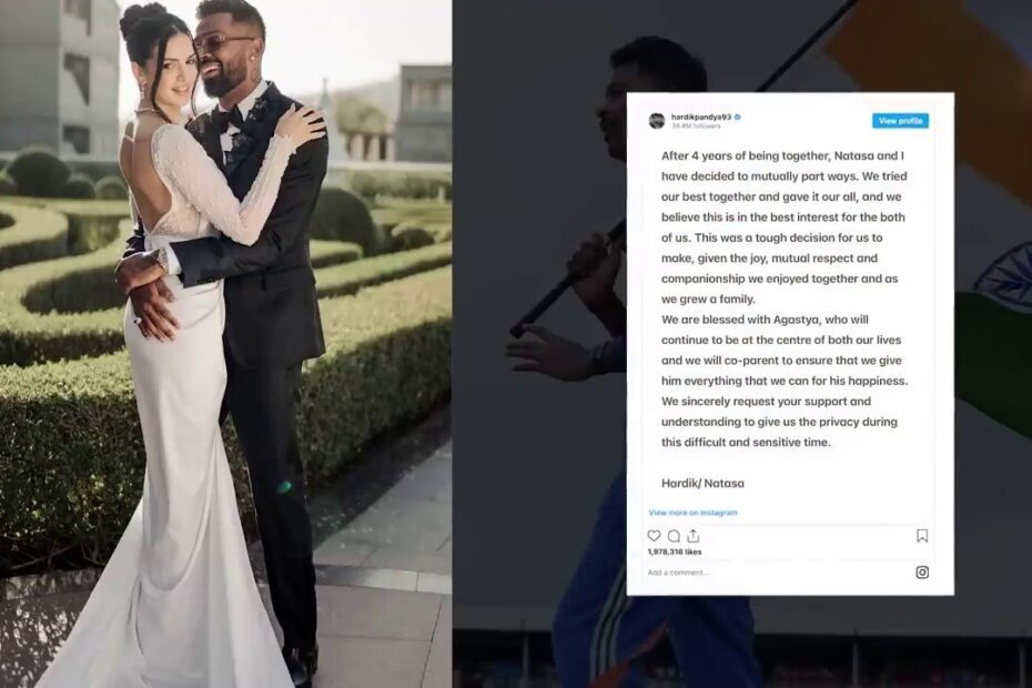 Hardik Pandya and Natasa Stankovic Divorce